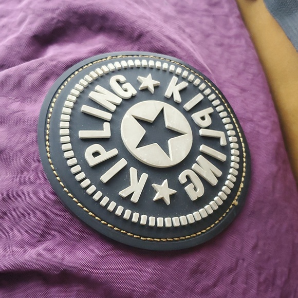 Kipling Large Purple Travel Duffel Weekender  Bag - Picture 2 of 12